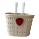 thumbnail image 4 of Cesta portabicicletas infantil para niños y niñas, fácil instalación, accesorios, cesta delantera multifunción para el manillar de bicicleta. Blanco, 4 of 8
