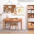 thumbnail image 2 of Pizarra magnética borrable de pared para el hogar de los niños, tablero de corcho, tablero de escritura combinado, tablero de mensajes con fotos, 2 of 5