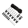 thumbnail image 1 of Guardoinrt Kayak Deck Rigging Kit D Rings Bungee Feet Cord 8.2 for Boat Kayak Canoe, 1 of 6