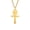 Gold, variant on EUEAVAN Gold Lotus Egyptian Cross Pendant Necklace Stainless Steel Jewelry