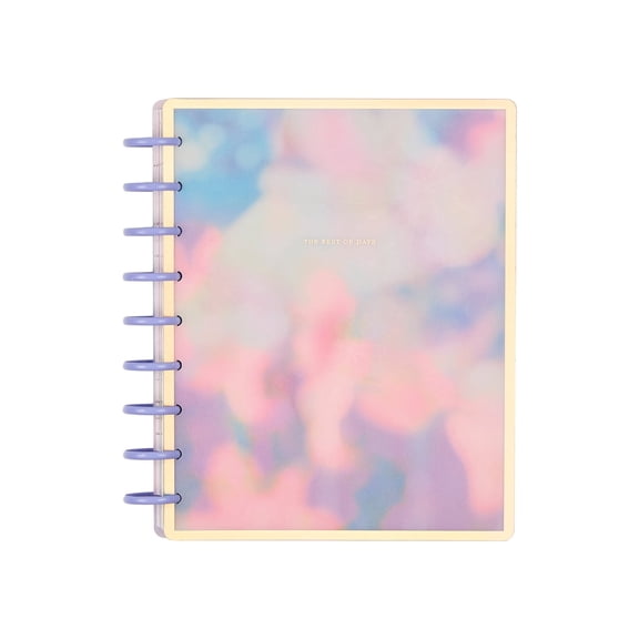 Happy Planner Blurred Fleurs Dated 12-Month Planner, July 2026 – June 2027, Classic Size, Dashboard Layout, Disc-Bound, 3 Bonus Months, 2 Sticker Sheets, 7" x 9.25"