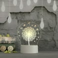 thumbnail image 1 of EGNMCR USB Acrylic Night Light LED Table Desk Bedroom Decor Gift Warm White Lamp led light, 1 of 2