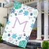 Personalized Floral Initial House Flag, 27" x 18"