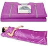 Docred X-Large Sauna Blanket Inf/rared Personal Sauna Digital Body Sauna Heating for Relaxation at Home, Upgraded Zipper Version Purple