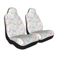 thumbnail image 2 of Pofeuu Colorful Butterfly Print Automotive Car Seat Covers Flat Cloth Full Set Seat Covers,Car Seat Covers front seats for Cars Trucks and SUVs-1, 2 of 9