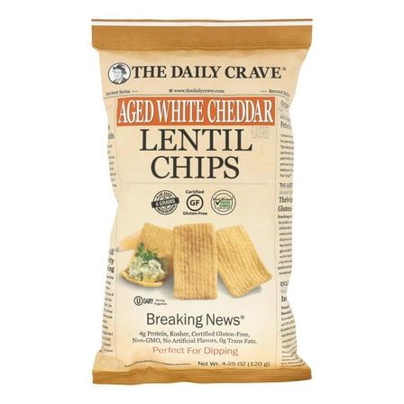 The Daily Crave Chip Lentil Age Wht Chdr