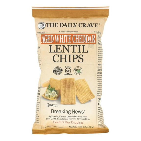 The Daily Crave Chip Lentil Age Wht Chdr
