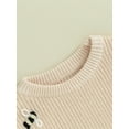 thumbnail image 5 of Cenuakty Infant Baby Autumn Sweater, Bee Pattern Jacquard Long Sleeve Round Neck Knitwear Pullover Winter Sweatshirt, 5 of 9