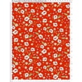 thumbnail image 2 of Challis Rayon Printed Vadin, Floral Fabric, Dress Fabric (ROYAL/RED/BLUE, ByYard), 2 of 4