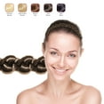 thumbnail image 4 of Buy 2 Hollywood Hair Thick Braid headband and get 1 Free - Dark Brown, 4 of 6