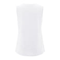 thumbnail image 5 of WEIWEN Sleeveless Tops for Women Summer Casual Sunshine and Coffee Printed Athletic Workout Shirts Loose Fit Womens Tank Tops White, L, 5 of 5