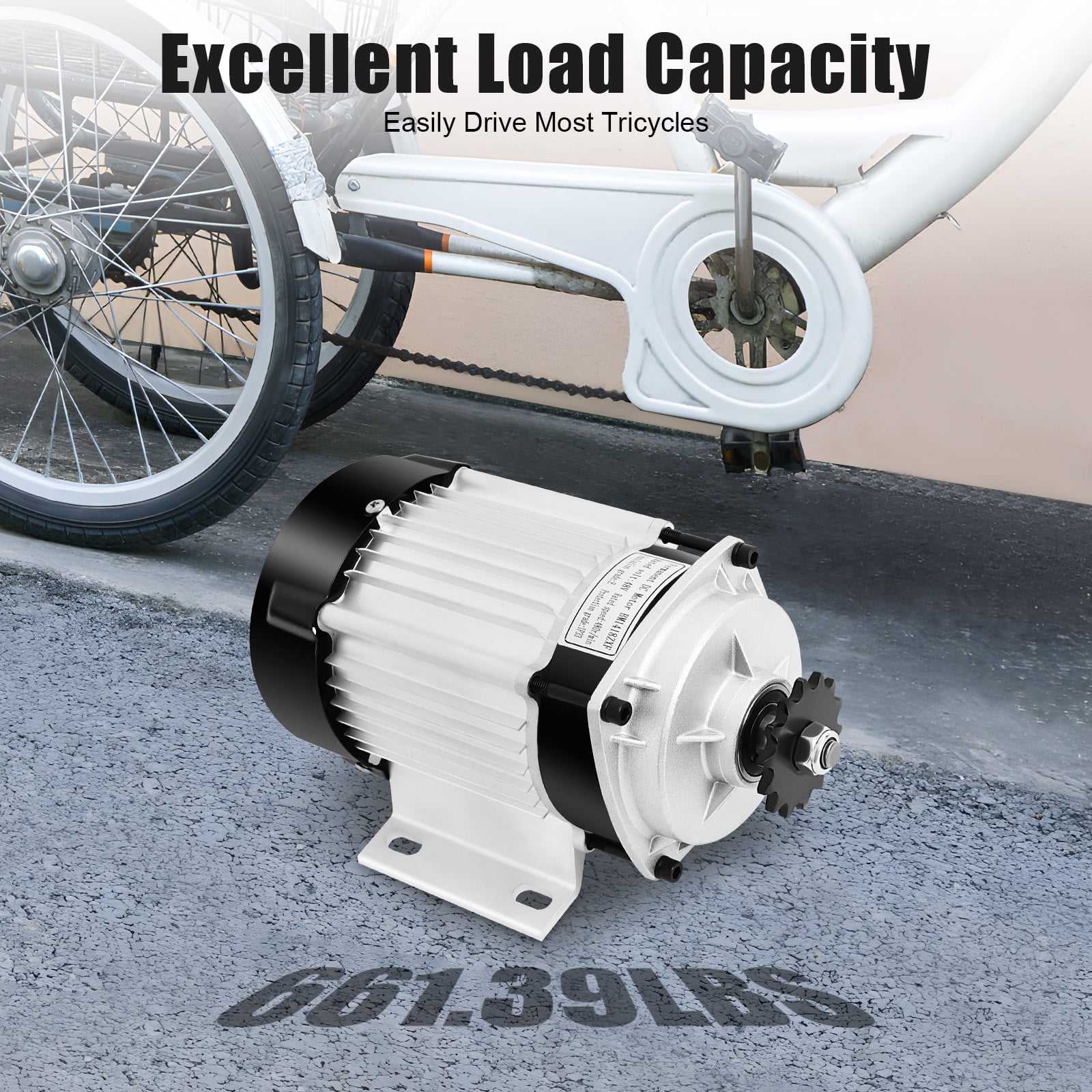48V 750W Electric Motor Kit for Tricycle - Brushless Conversion Kit for 3-Wheeled  Bikes, Includes Controller, Throttle, and Headlight (Batteries Not  Included) - Walmart.com