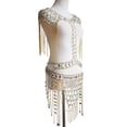 thumbnail image 1 of Bikini Cadena Arnés Rhinestone Yinane Dorado, 1 of 8