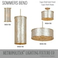 thumbnail image 4 of Metropolitan N1935 Sommers Bend 6 Light 27" Wide Pendant - Fawn Gold, 4 of 7