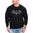 thumbnail image 3 of DadMan Hero Sweatshirt for Men Funny Dad Bat Graphic Sweater for Adult Black Sweatshirt Adult Medium, 3 of 4
