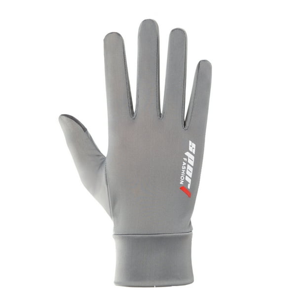 Guantes de verano Guantes de protección solar de seda de hielo Pantalla táctil fina Pesca Deportes al aire libre Montar a caballo Antideslizantes Guantes resistentes al desgaste Xinji