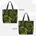 thumbnail image 2 of Pofeuu Tropical Palm Leaves Fern Leaf Print Tote Bag for Women,Hobo HandBags with Zipper,Large Capacity Casual Shoulder Handbags with Inner Pockets, 2 of 7