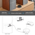 thumbnail image 3 of Edifier R1280T - Altavoces de estantería alimentados con WiiM Mini Wi-Fi Audio Streamer, transmite a, 3 of 8