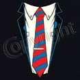 thumbnail image 3 of Tee Hunt Shirt and Tie T-Shirt Office Suit Casual Funny Cotton Tee, Hot Pink, 5X-Large, 3 of 5
