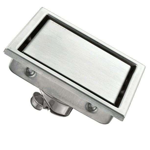 Wosthever Filtro de drenaje de suelo de acero inoxidable, escurridor de pelo antibloqueo, accesorio de drenaje para fregadero, para el hogar, baño, cocina Accesorios de baño Tipo 1 Wosthever HA071200-01