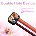 thumbnail image 4 of Sacapuntas de maquillaje CUTEABC de acero inoxidable con doble orificio, 4 of 7