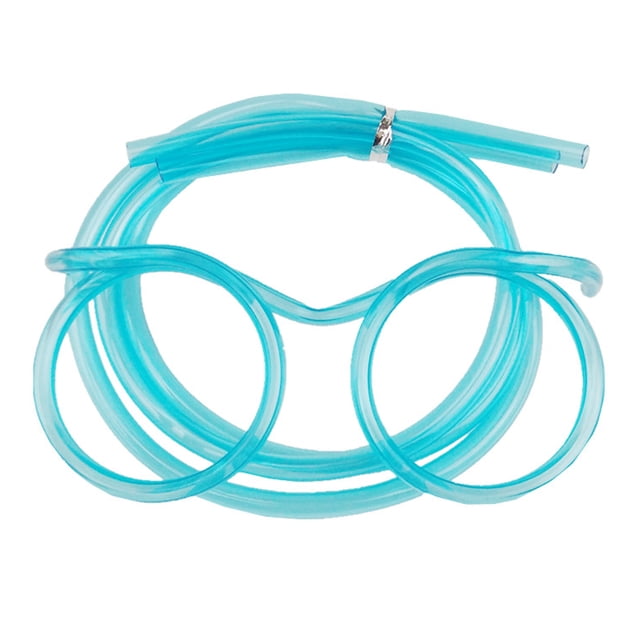 Vogacara Tubo de pajita para beber anteojos, barra de fiesta de cumpleaños, pajitas bonitas de plástico divertidas, accesorios para niños, regalos, Juguetes novedosos y de broma Vogacara JJ21244-00