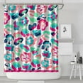 thumbnail image 2 of Cheetah Pattern Shower Curtain, Premium Waterproof Bathroom Drapes 72x84 Inch, Rust-Resistant Grommets & Hooks Included, Fade-Resistant Tropical Aesthetic, Quick Dry & Machine Washable, 2 of 5