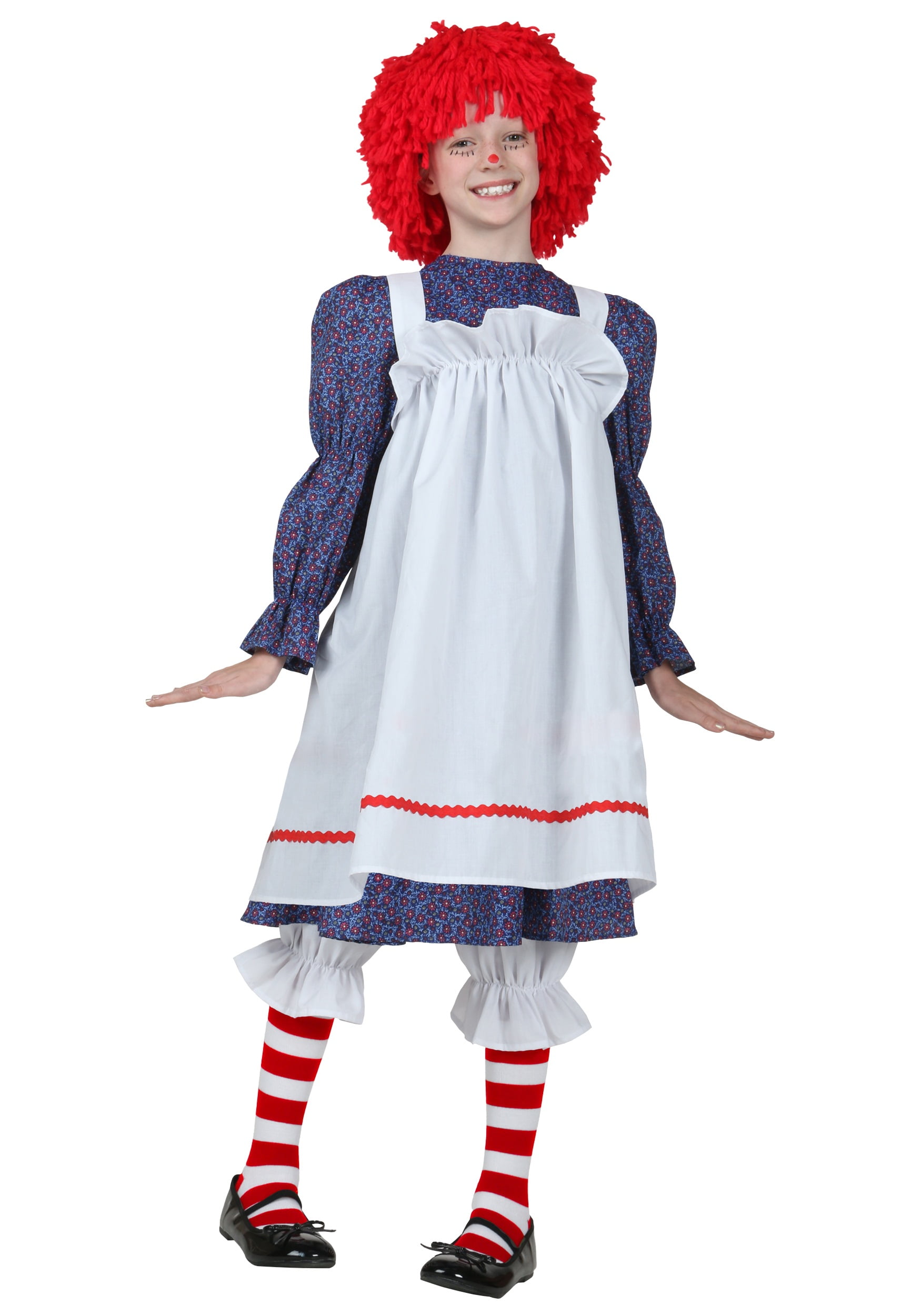 Rag Doll Raggedy Anne Halloween Women Costume