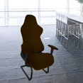 thumbnail image 4 of serony Housse de Chaise de Jeu Douce pour Fauteuil Housse de Chaise de Bureau Housses de Chaise Pivotante Chaise de Jeu Inclinable de Course Café Foncé, 4 of 8
