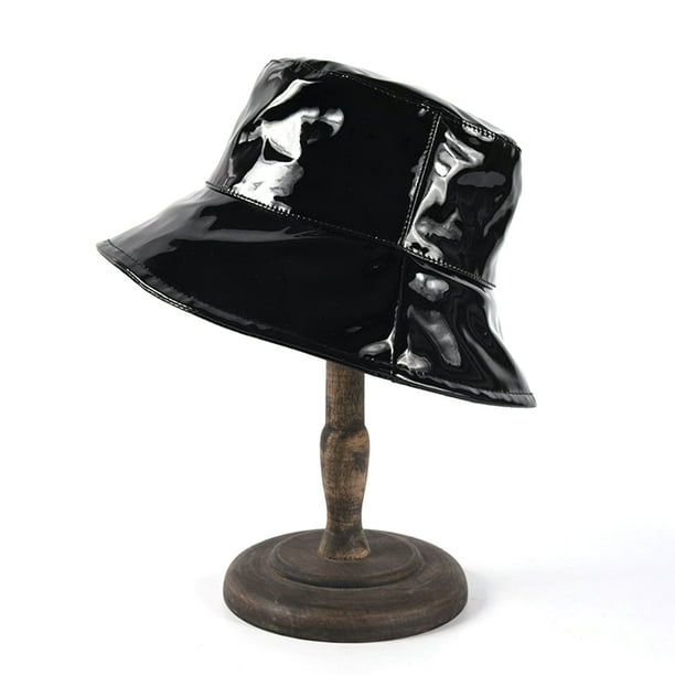 Unisex Waterproof Rain Bucket Hat With PU Material Breathable