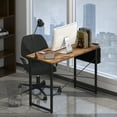 thumbnail image 4 of Gymax Modern Computer Desk 40'' Study Writing Table w/ Storage Bag Rustic, 4 of 10