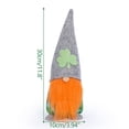 thumbnail image 3 of MXTPOV Felt Gnomes Faceless Dolls, St Patricks Day Decorations, Cute Shamrock Gnome for Home Decor, Exquisite Gnomes Gifts for Women, St Patricks Day Accessories, 3 of 5