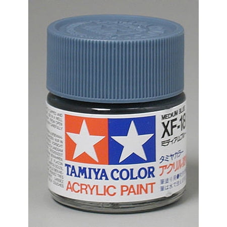 Tamiya USA TAM81318 Acrylic XF18 Flat Med Blue