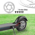 thumbnail image 3 of Bicicleta Disco de freno M365 PRO de acero plateado de 120 mm para scooter eléctrico con tornillos de 5 piezas Tmvgtek Accesorios para bicicletas, 3 of 9