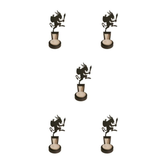 braveheart Rustproof Coating Candle Holders For Durability Halloween Decoration Exquisite Craft Candlestick B 5Set