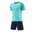 thumbnail image 2 of VOUZZA Kids Soccer Uniform Set Summer Breathable Training and Shorts 2-Piece Sporty Team Suit for Boys Girls, 2 of 6