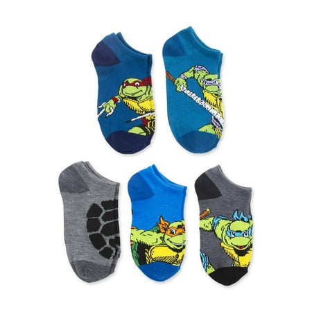 Teenage Mutant Ninja Turtles Boys Socks, No Show TMNT (Little Boys & Big Boys)
