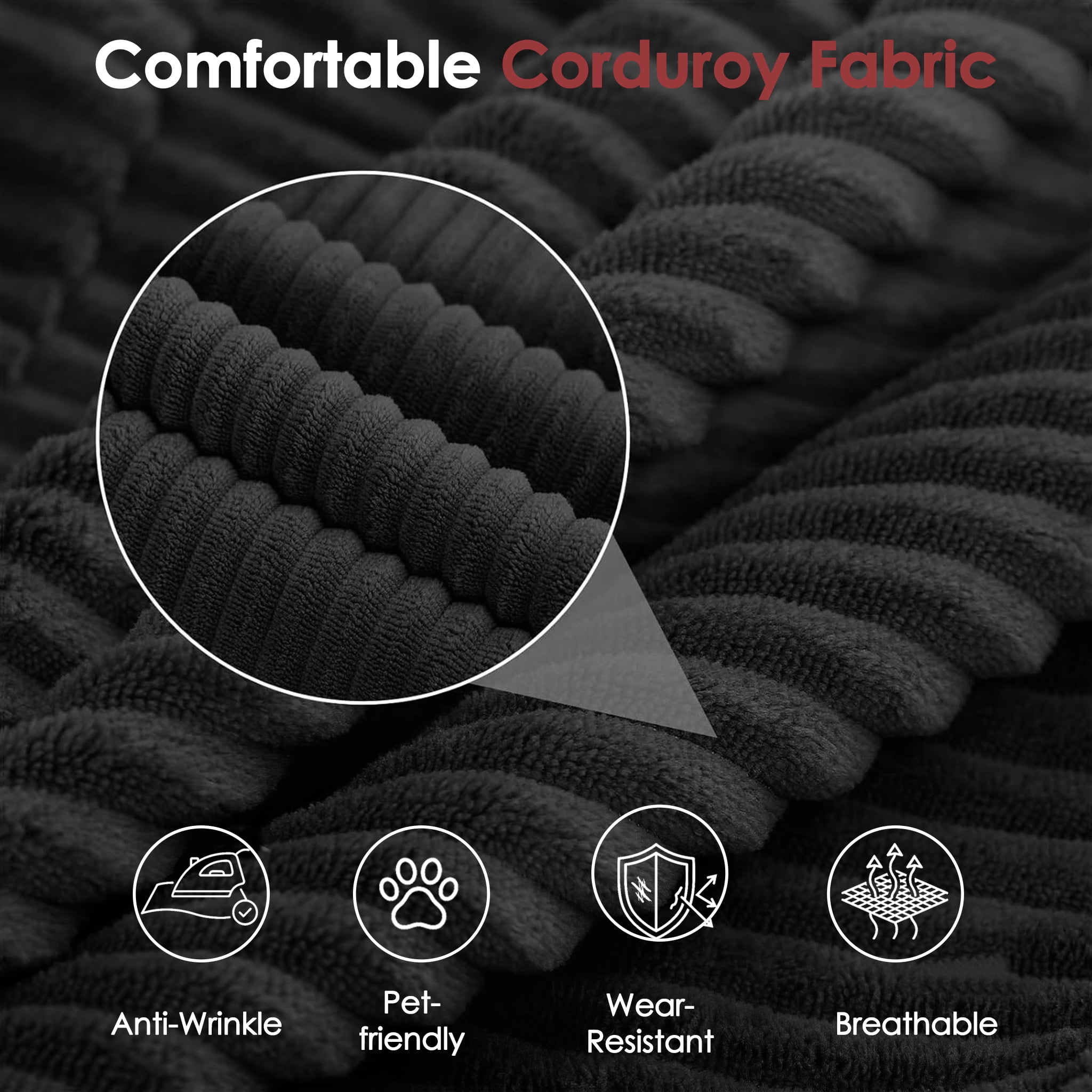 avobird 54'' 3 in 1 Pull Out Sofa Bed, Convertible Couch with Adjustable Backrest/Side Pockets/USB Charging Ports, Sleeper Sofa with small table for Living Room, Black