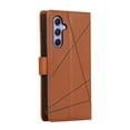 thumbnail image 3 of Nalacover Case for Samsung Galaxy A14 5G - Card Holder PU Leather Flip Wallet Cover with Magnetic Clasp Stand Hand Strap, Soft TPU Inner Shockproof Anti-Scratches Case for Galaxy A14 5G, Brown, 3 of 10