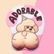 thumbnail image 2 of Anime Mouse Pad Gel Dog 3D Mousepad el dolor de muñeca para PC portátil Antideslizante Suave de peluche CUTICAT reposamuñecas del ratón, 2 of 7