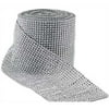 Jollylife Silver Diamond Rhinestone Ribbon Wrap Bulk 30 Feet - Wedding Decorations, Party Supplies