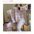 thumbnail image 4 of REDHOTYPE Mode Nouveau Printemps Automne Dentelle Douce Pyjamas Floraux pour Femmes Ensemble de Vêtements de Maison Ample Doux, 4 of 7
