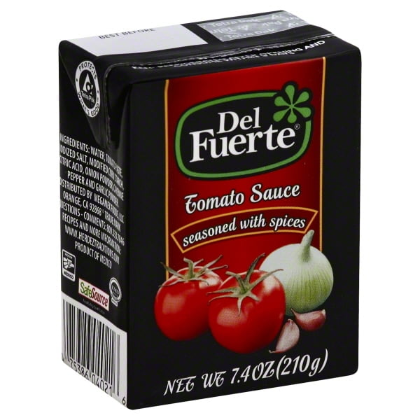 Del Fuerte Tomato Sauce 7.4 oz. Box