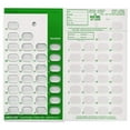 thumbnail image 4 of Pill Thing Monthly Medication Blister Cards, Cold Seal, Green, 6 Pack, Pharmacy Supplies, 4 of 9