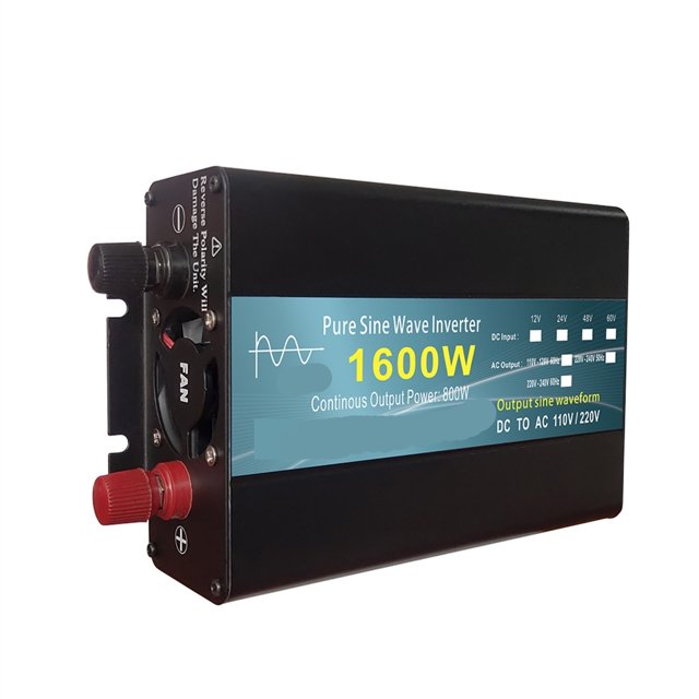 Pure Sine Wave Inverter DC 12v/24v to AC 1000W 1600W 3000W Power Converter Voltage Transformer ,Easy to Operate
