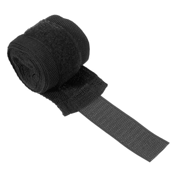 Uxcell Boxing Hand Wraps, 98 Inch Elastic Boxing Wraps Cotton Fist Mitts Wrist Straps Protection, Black