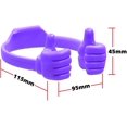 thumbnail image 4 of MENKEY Thumbs-up Phone Stand for Tablets, E-readers and Smart Phones - 2 Pack - Green, Purple, 4 of 5