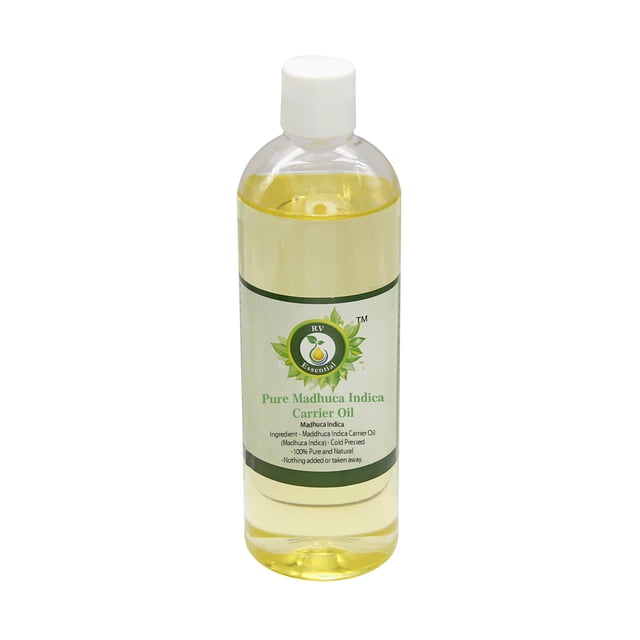 Madhuca Indica Oil Madhuca Indica For Radiant Skin Moisturizes Skin Anti Aging For Face For Hair Pure Natural Pure Natural Cold Pressed 100ml 3.38oz By R V Essential