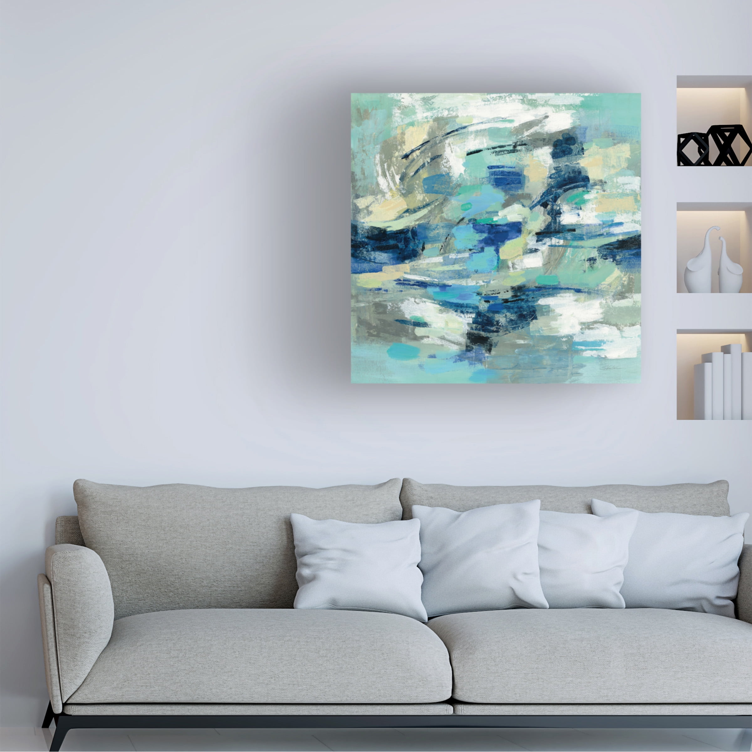 Trademark Fine Art 'Unexpected Wave' Canvas Art by Silvia Vassileva