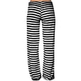 thumbnail image 1 of Sonducket Pantalones Pantalones de algodón de pierna ancha a rayas Pantalones de baile de yoga sueltos Prendas para la parte inferior del cuerpo Negro L Sonducket AP001985-08, 1 of 6